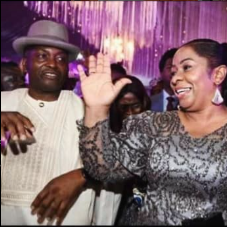 Senator Ifeanyi Ubah and his wife. [Instagram:@ifeanyi.patrick.ubah]