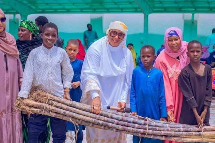 Lawmaker's wife faces criticism for 'empowering' youths with sugarcane