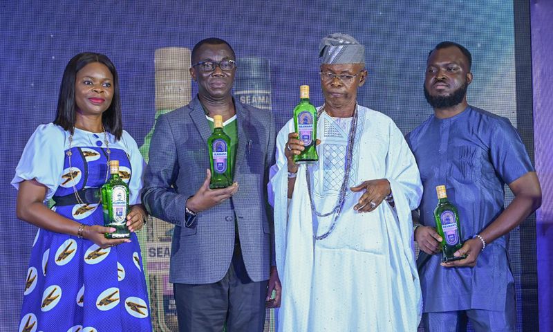 L-R: Senior Brand Manager, Grand Oak Limited, Nnenna Uche-Onyenacho; Executive Director, Lexcel Group, Wale Majolagbe; The Oloritun Oloja Estate, Chief Adedayo Ajakore; and Marketing Manager, Grand Oak Limited, Gbemileke Lawal; during the official rela...