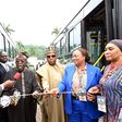 President Bola Tinubu unveils CNG buses in Abuja on Monday, August 12, 2024.