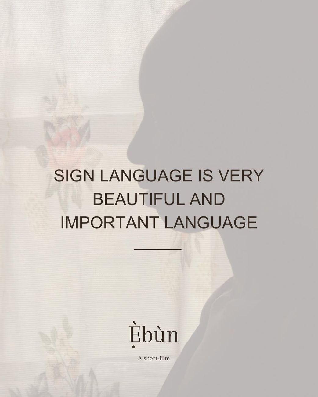 'Ebun': A film telling deaf stories in a hearing world