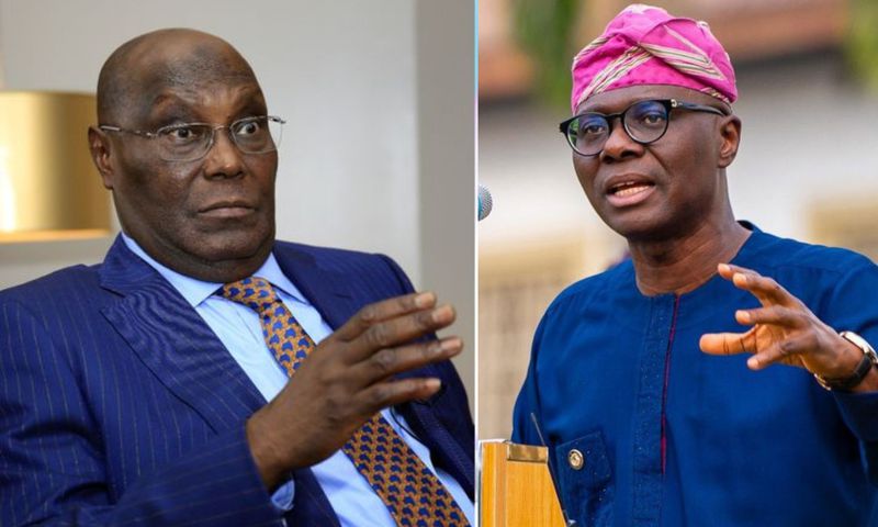 Atiku reacts to claims he collected money from Sanwo-Olu to run 2023 election