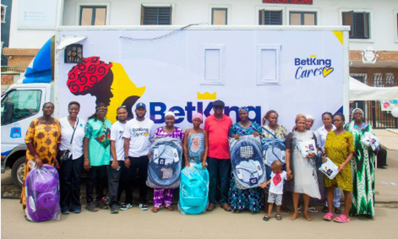 BetKing Cares Brings Hope to Mothers and Families Across Lagos, Osun, Abia, and Bayelsa