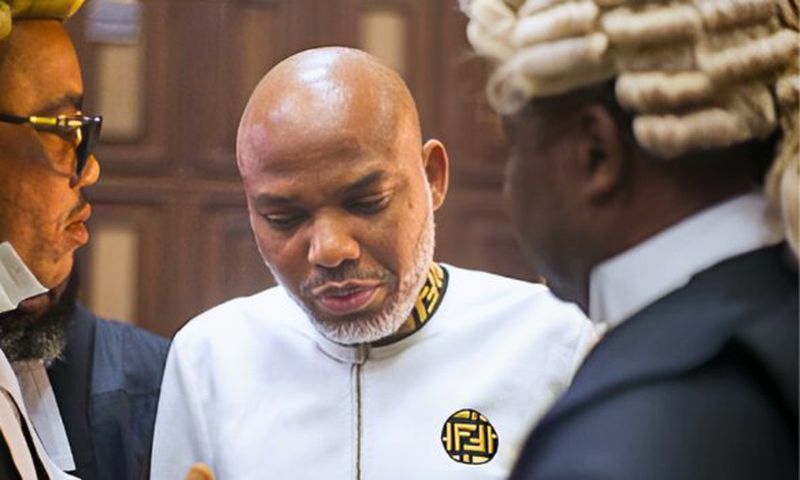 The leader of the Indigenous People of Biafra (IPOB), Nnamdi Kanu