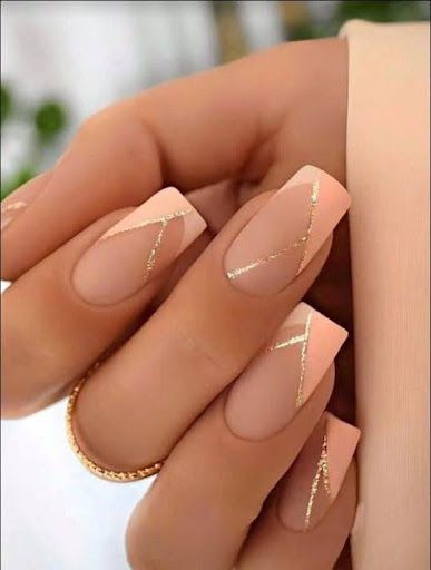 Peach Gold Chic