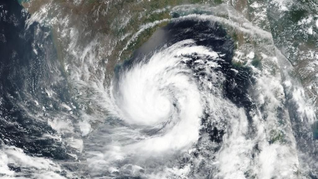 A tropical cyclone