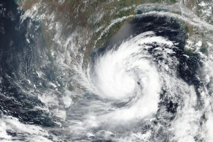 A tropical cyclone
