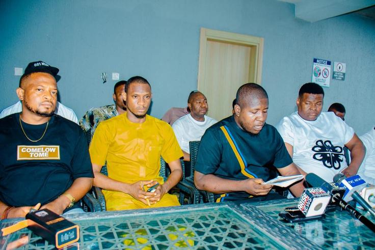 Members of the Anambra State Real Estate Developers Union during a press conference on Monday, June 10, 2024.