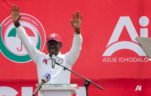 Asue Ighodalo is the PDP candidate for the upcoming Edo election.