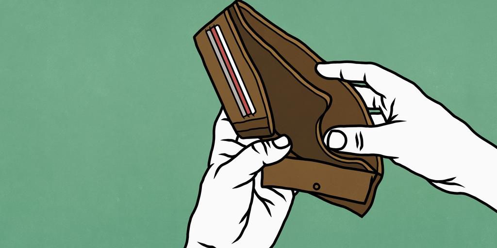 An empty wallet.Malte Mueller