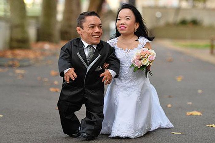 Shortest married couple in the world [Guinnessworldrecord]