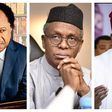 Shehu Sani, Nasir El-Rufai and President Bola Tinubu.