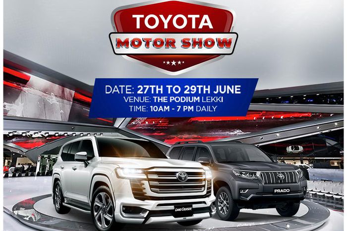 Buckle Up Lagos! The TOYOTA MOTOR SHOW is coming to Lekki