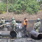 Navy destroys 3 illegal refineries [Premium Times Nigeria]