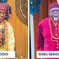 A combo of the newly appointed Chairman Eze Chike Wodo and the former Chairman Sergeant Awuse [Channels Television]