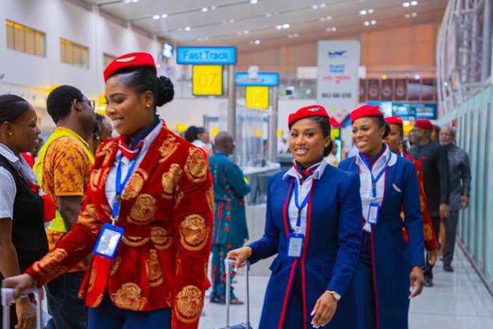 Cultural body commends Air Peace on ‘Isi Agu’ attire for cabin crew [Twitter:@AirPeace]