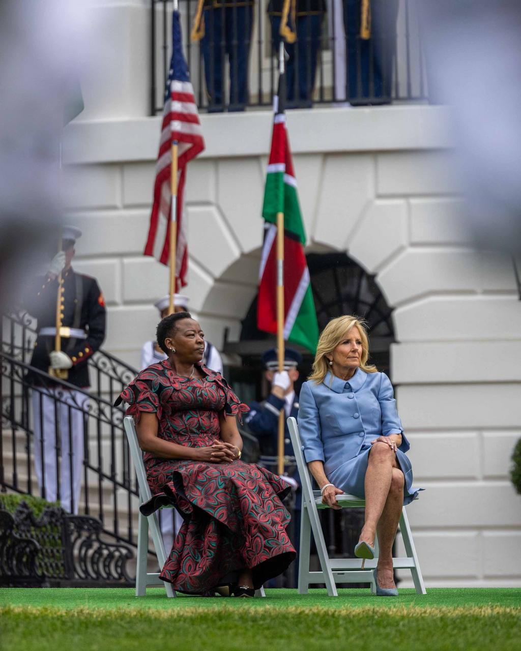 First Ladies Rachel Ruto & Jill Biden at the White House, Washington D.C.