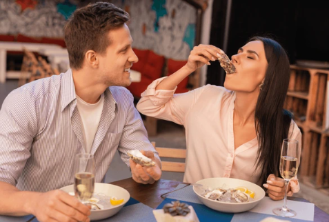 You can enjoy oysters with your partner [Shutterstock]