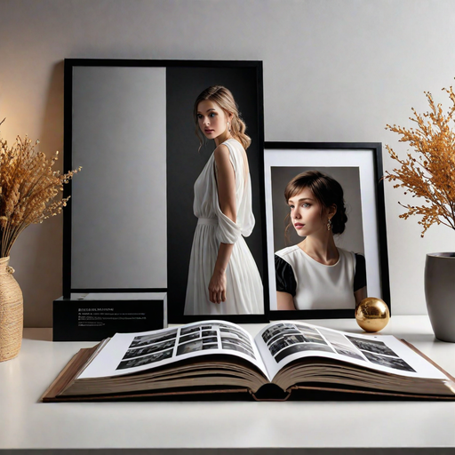 An AI-generated image of a photo album collection (hotpot.ai)