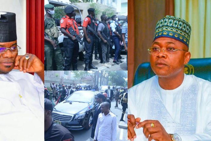 Yahaya Bello and Usman Ododo [Facebook]