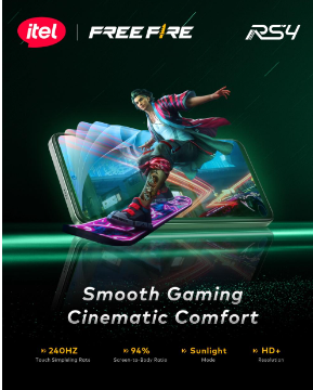 Game on, play faster with itel's first gaming smartphone, the RS4