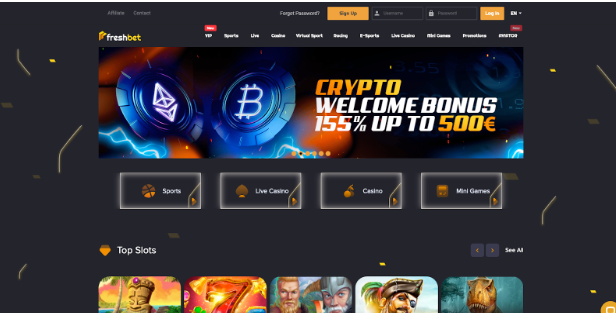 Freshbet - Best Casino for a User-Friendly Interface