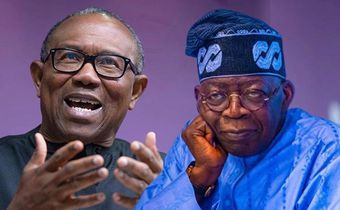 Peter Obi and President Bola Tinubu.