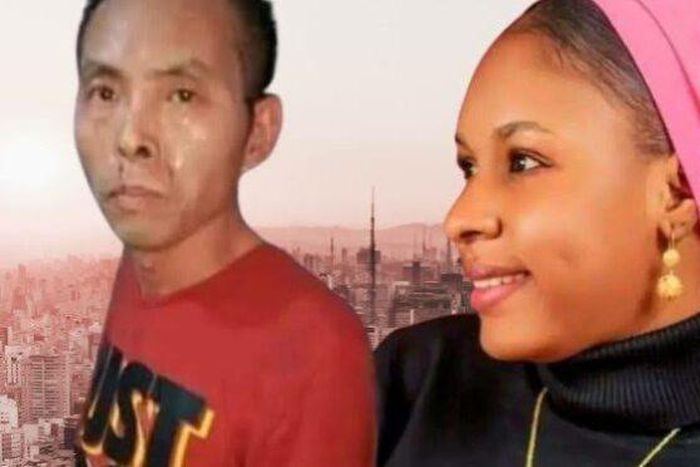 Frank-Geng-Quangrong and his late girlfriend, Ummukalthuum Buhari [Punch]