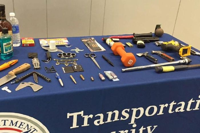 Items confiscated at airport [WCIV]