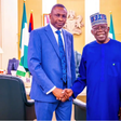 President Bola Tinubu and EFCC chairman, Ola Olukoyede [Daily Post]