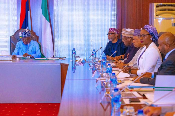 Tinubu and ministers [Thecable.ng]