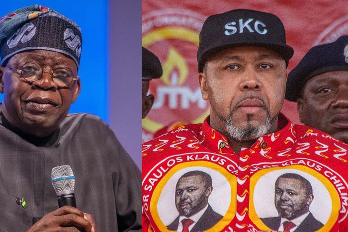 Bola Tinubu and Lazarus Chakwera. [Facebook]