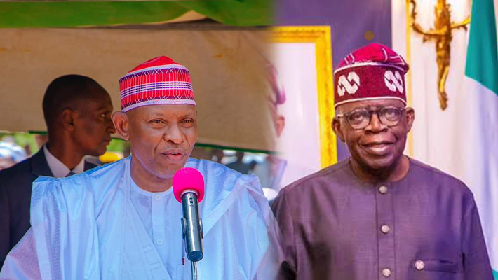 Kano Governor, Abba Yusuf and President Bola Tinubu [Peoples Gazette]