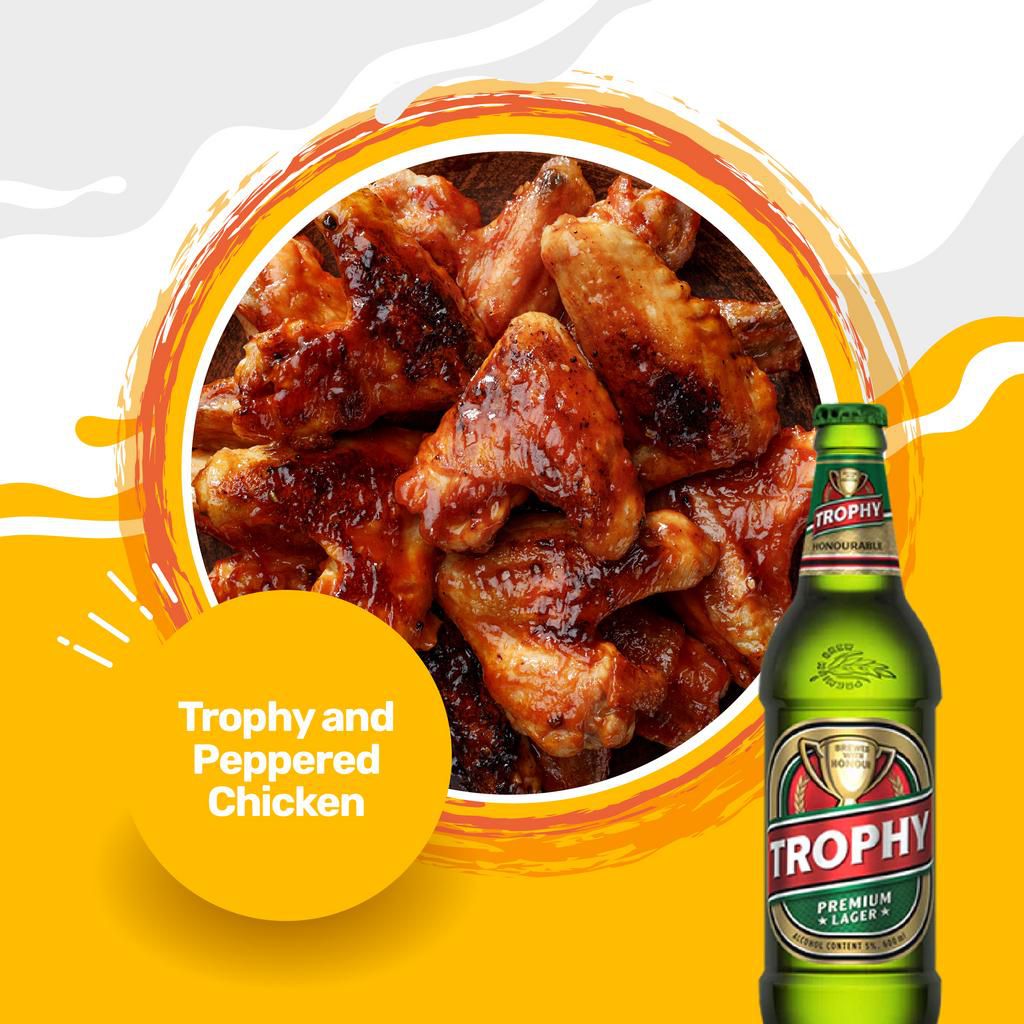 Trophy and Peppered Chicken