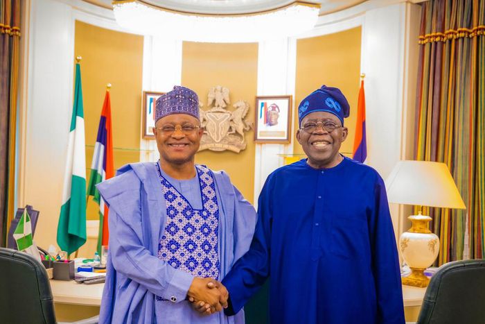 Kaduna State Governor Uba Sani and President Bola Tinubu [X.com]