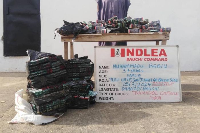 Suspected drug trafficker arrested by the NDLEA [Facebook:NDLEA]