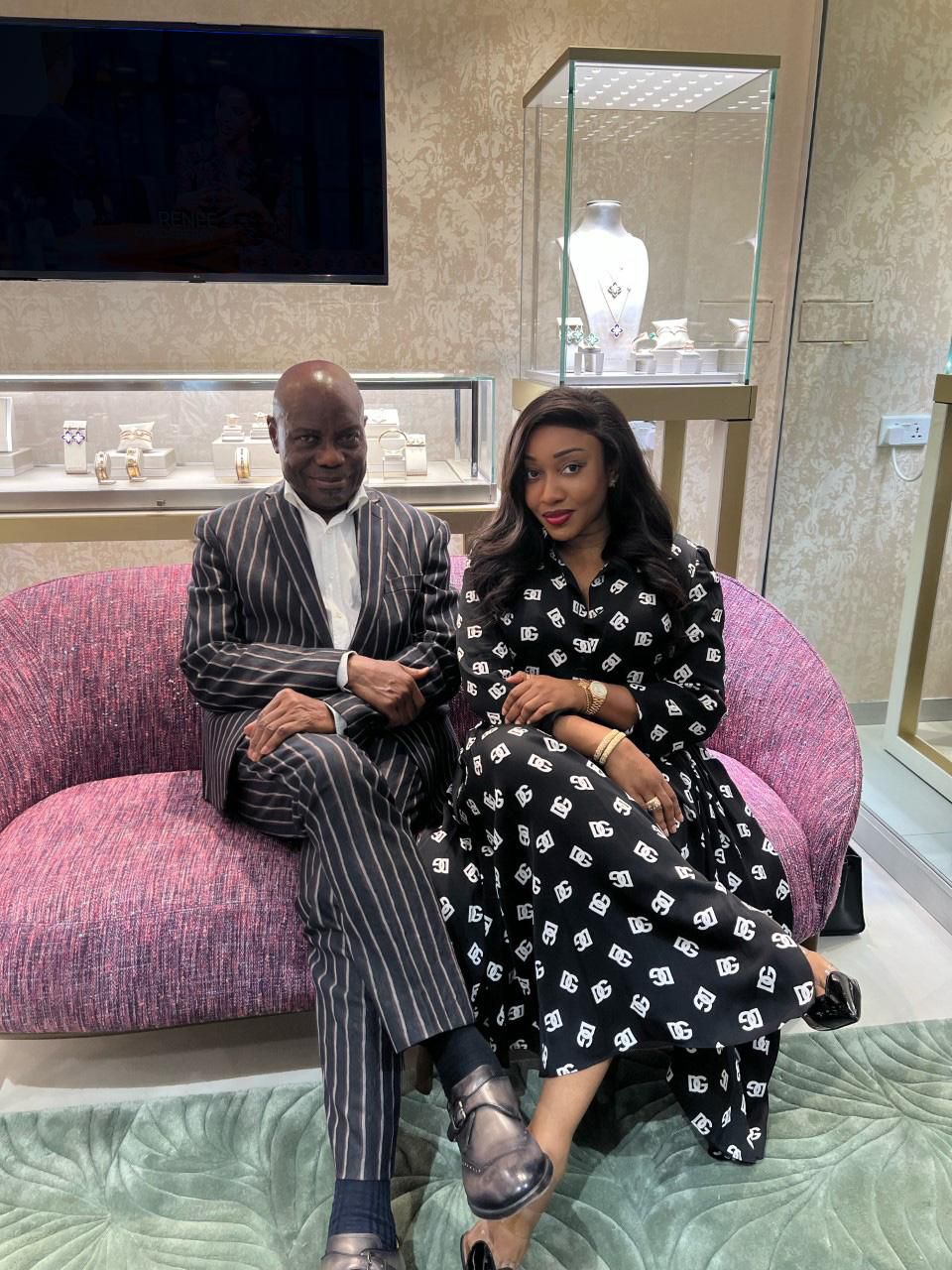 L-R: Mr John Obayuwana; MD of Polo, Jennifer Obayuwana; Executive Director of Polo