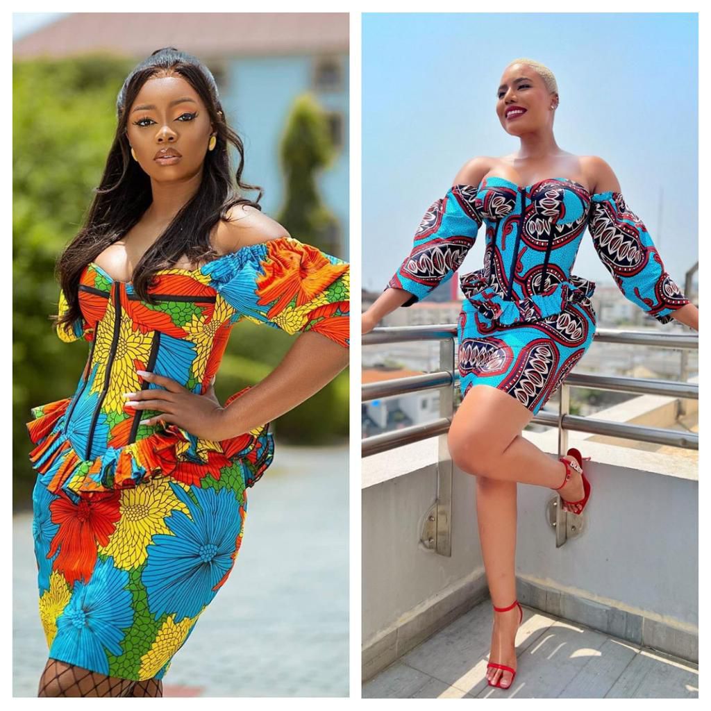 Latest ankara style - mini corset style [instagram/pinterest]