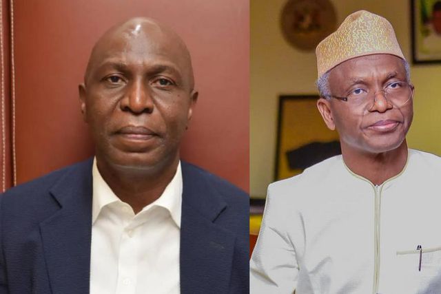 Sam Omatseye and Nasir El-Rufai. [Facebook/Vanguard]