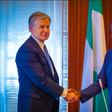 President Bola Tinubu and FBO Director, Christopher Asher Wray [Presidency]