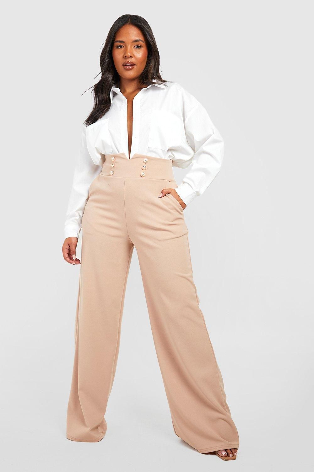 Wear high waisted pants [boohoo]