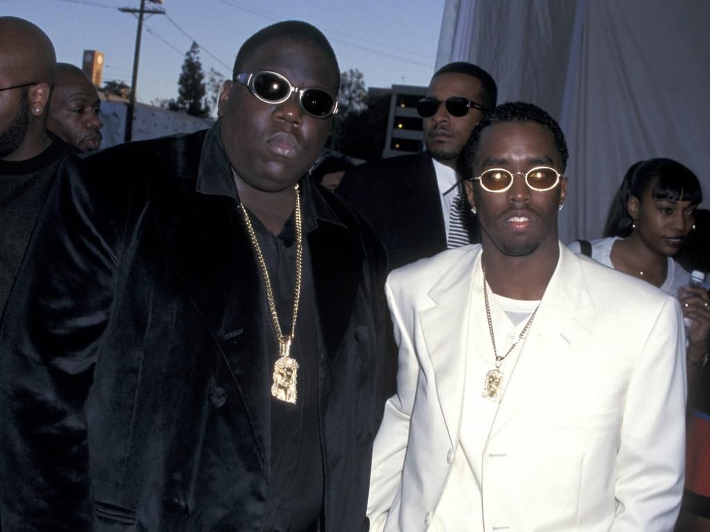 Christopher "Notorious B.I.G." Wallace and Sean "Diddy" Combs together on the night before Wallace was killed.Getty/Jim Smeal/Ron Galella Collection