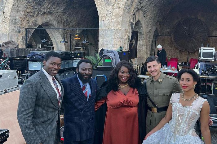 Nigerian actors featured in the Hollywood movie, ‘The Ministry of Ungentlemanly Warfare’ [Instagram/bikiyagd]