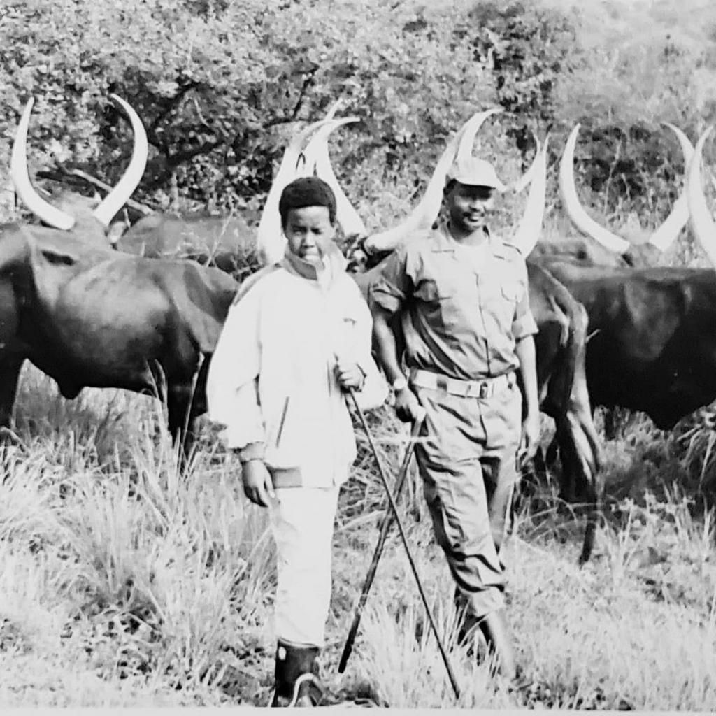 President Museveni introduced his son Gen Muhoozi Kainerugaba to cattle farming in 1986