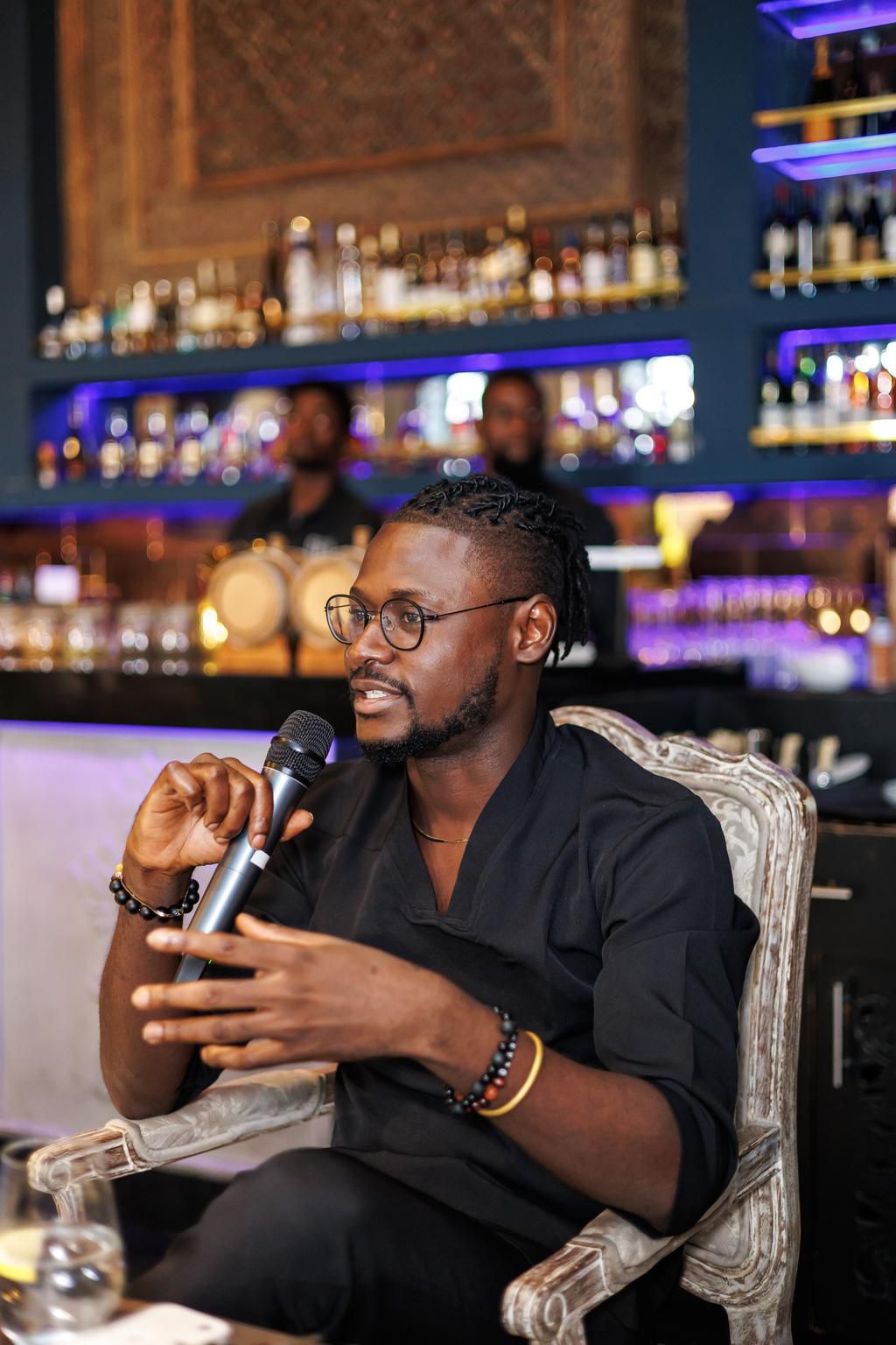 Guest Asking a Question at Styling the Mind Nigeria