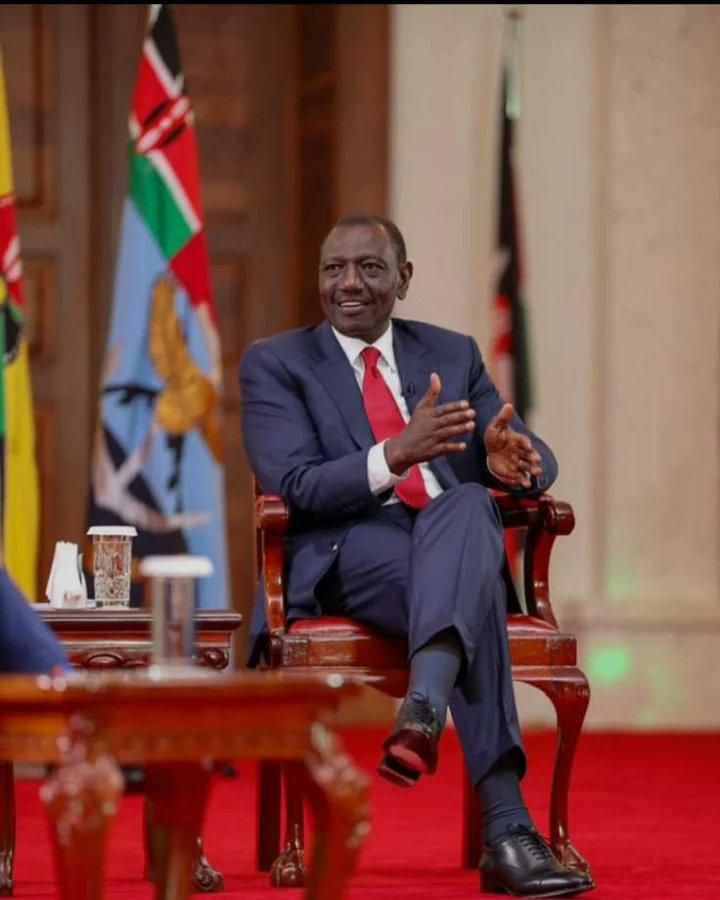 President William Ruto during a media roundtable on June 30, 2024
