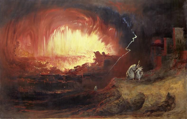A painting associated with the destruction of Sodom and Gomorrah [Onet]