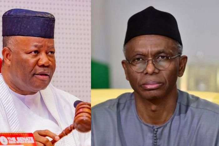 Godswill Akpabio and Nasir El-Rufai [Facebook/X]