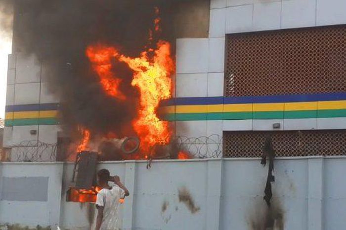 Fire burns police station [Ripples Nigeria]