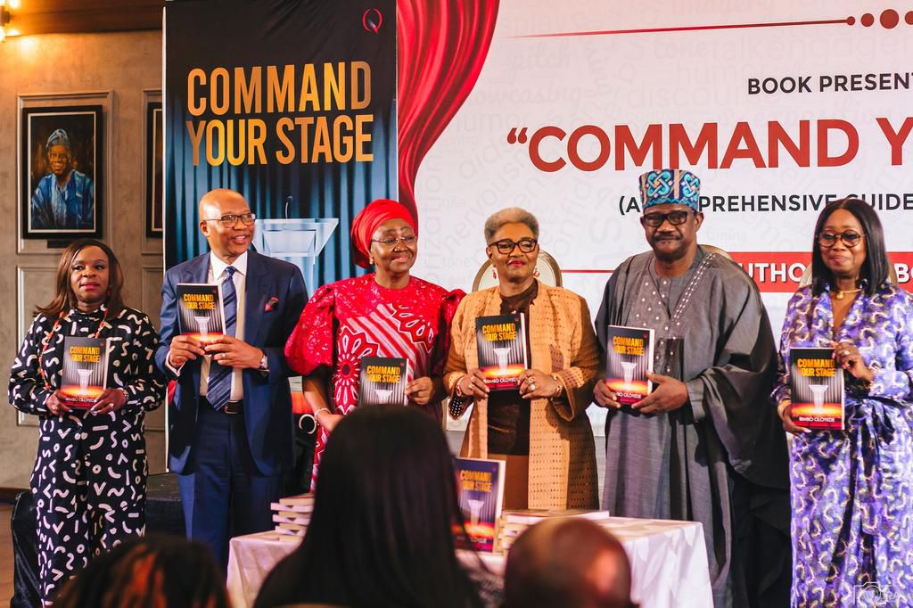 Bimbo Oloyede at the launch of her book